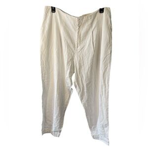 A New Day Women's Tapered Leg Tailored High Rise Pants white 17R